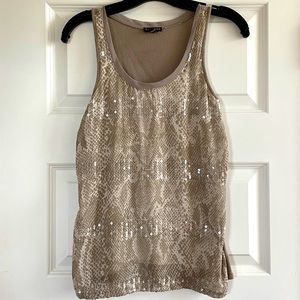 Women’s Tan Sleeveless Top, Size XS